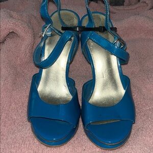 Xhileration Blue Women's Sandal Heels